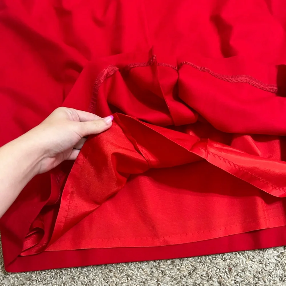 Pendleton Red Pencil Skirt Pure Virgin Wool USA Women's Size 20W Plus Business